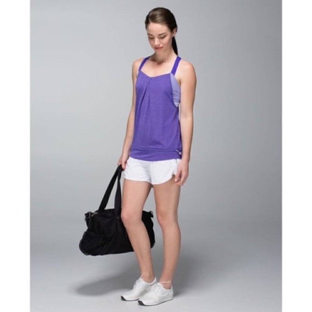 Lululemon Rest Less Tank Heathered Bruised Berry‎ 4